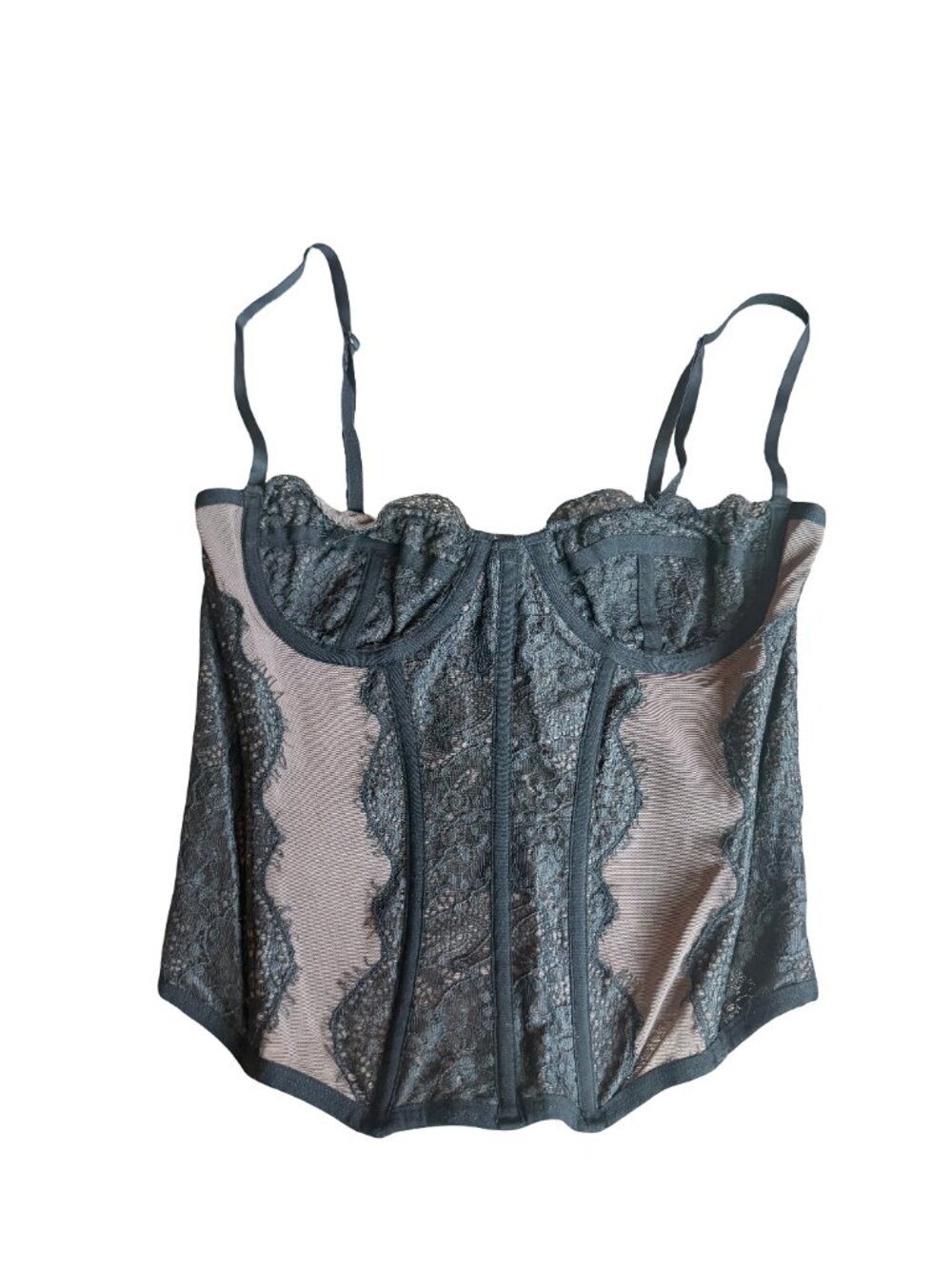 Urban Outfitters Out From Under Modern Love Corset Top Shirt Blouse Size Small